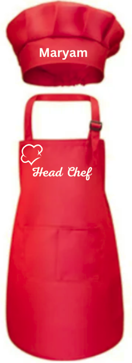 Chef Apron and Hat Set