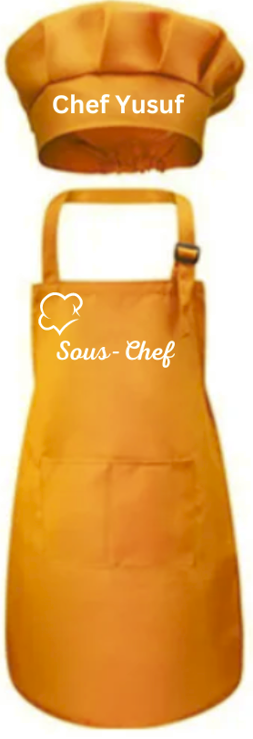 Chef Apron and Hat Set