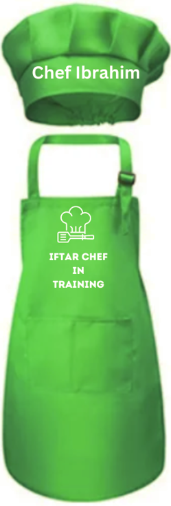 Chef Apron and Hat Set