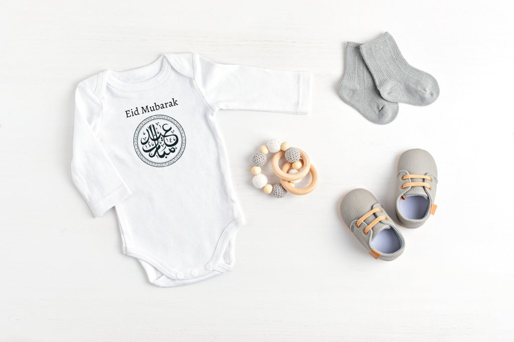 Baby Onesie - Eid Mubarak Arabic 1