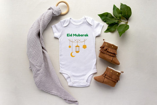 Baby Onesie - Eid Mubarak Lantern