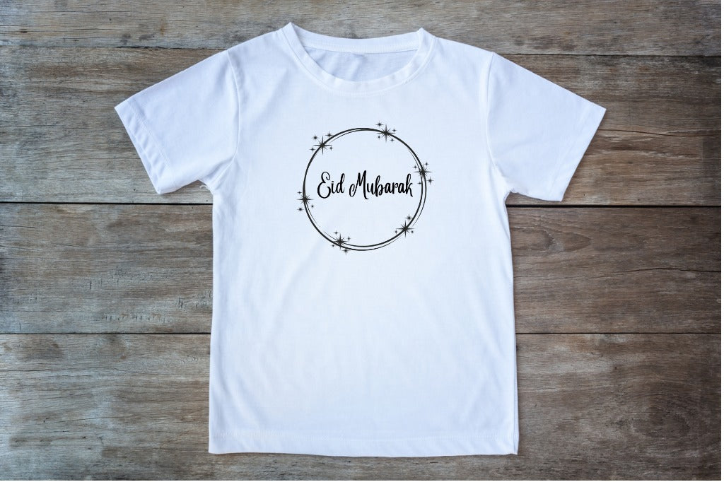 Toddler & Youth T-shirt - Eid Mubarak Circle Star