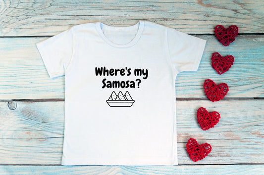 Toddler & Youth T-shirt - Where is my samosa?